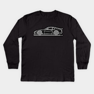 turbo car w Kids Long Sleeve T-Shirt